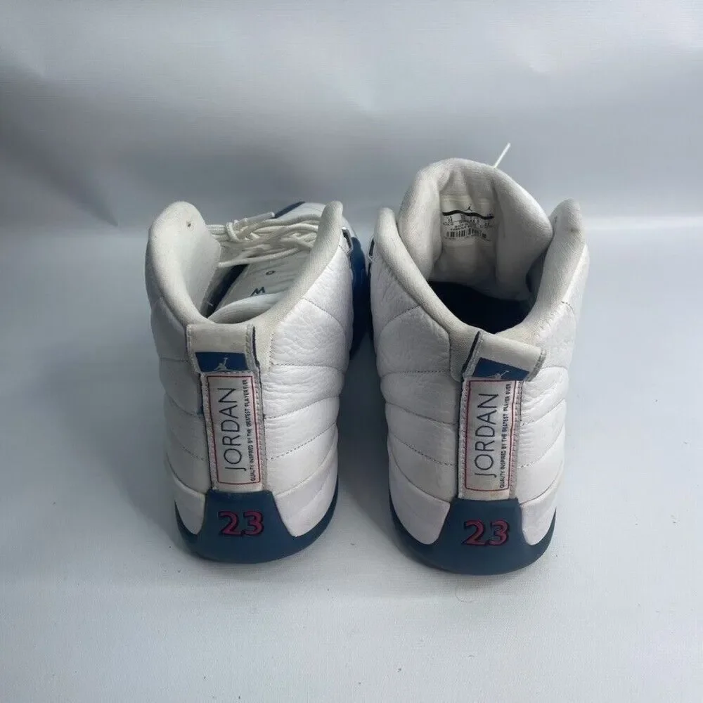 Nike Air Jordan 12 Retro French Blue 2016 130690-113 Sz 14 Blue White Silver XII